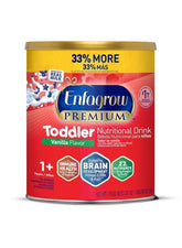 Enfagrow toddler nutritional drink in vanilla flavor, packed with 22 nutrients for brain development.
